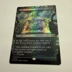 Overgrown Tomb FOIL Borderless 350 Lorwyn Eclipsed ECL MTG Rare Land Unplayed NM - Image 3