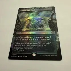 Overgrown Tomb FOIL Borderless 350 Lorwyn Eclipsed ECL MTG Rare Land Unplayed NM - Image 4