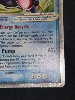 Swampert ex 98/100 Pokemon EX Crystal Guardians 2006 Holo – MP - Image 4