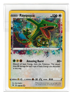 2020 Pokemon TCG Rayquaza 138/185 Amazing Rare Vivid Voltage NM - Image 1