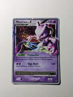Mewtwo LV.X DP28 Diamond and Pearl Holo Pokemon Card LP *Good Condition* - Image 1