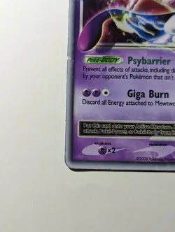 Mewtwo LV.X DP28 Diamond and Pearl Holo Pokemon Card LP *Good Condition* - Image 5