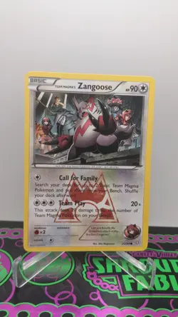 Pokemon TCG #22/34 Team Magma's Zangoose Non Holo Double Crisis NM / Mint - Image 1