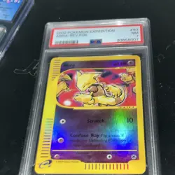 Pokemon Expedition Base Set Abra 093/165 Reverse Holo PSA 7 2002 - Image 1