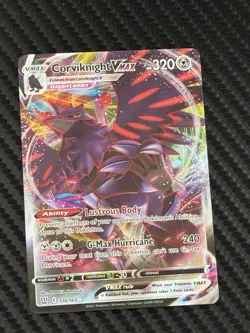 Pokemon TCG Corviknight Vmax 110/163 Battle Styles Full Art Holo Rare NM - Image 1