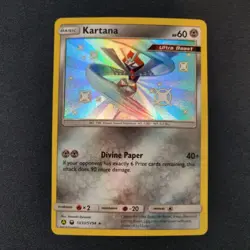 Kartana SV33/SV94 Hidden Fates: Shiny Vault Holo Pokemon Tcg Card NM - Image 1