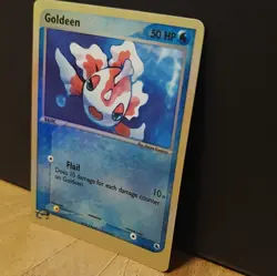 Pokemon TCG Goldeen 55/109 EX Ruby & Sapphire Reverse Holo Common 50HP Flail - Image 2