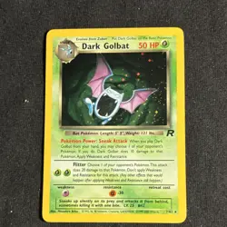 Dark Golbat 7/82 Holo Team Rocket Rare 1999- 2000 Wizards Pokemon TCG English - Image 1