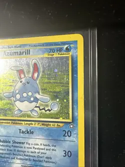 Pokemon TCG Azumarill 2/111 Neo Genesis Holo SWIRL! LP! Free Shipping! - Image 4