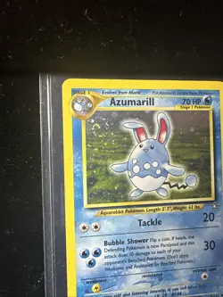 Pokemon TCG Azumarill 2/111 Neo Genesis Holo SWIRL! LP! Free Shipping! - Image 5