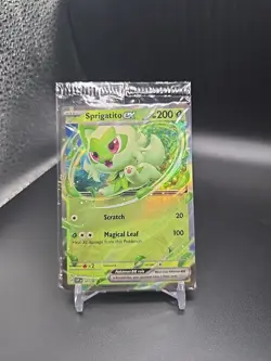 Pokemon Sprigatito EX SVP 087 Black Star Promo Ultra Rare Factory Sealed - Image 1