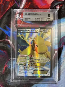 Pokemon Xy Furious Fist Dragonite Ex Holo Ur Bgs 8 #108 - Image 1