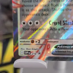 Team Rocket’s Persian ex SVP 218 Pokemon Black Star Promo Destined Rivals - Image 2