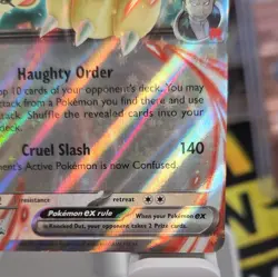 Team Rocket’s Persian ex SVP 218 Pokemon Black Star Promo Destined Rivals - Image 3