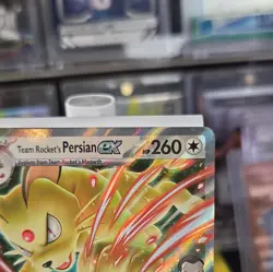 Team Rocket’s Persian ex SVP 218 Pokemon Black Star Promo Destined Rivals - Image 4