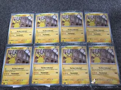 8 X Pokemon Pikachu at the Museum Jumbo Promo Card – Natural History – Sealed - Image 1