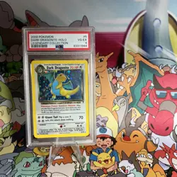 Pokemon TCG Dark Dragonite Holo Rare Legendary Collection #5/110 PSA 4 2002 - Image 1