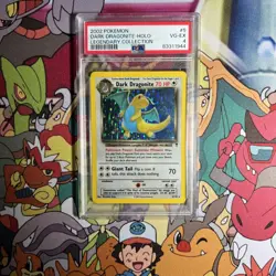Pokemon TCG Dark Dragonite Holo Rare Legendary Collection #5/110 PSA 4 2002 - Image 2