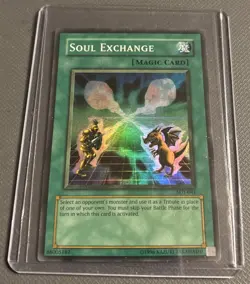 Yugioh! Soul Exchange SDY-041 Super Rare English Vintage NM NP - Image 1