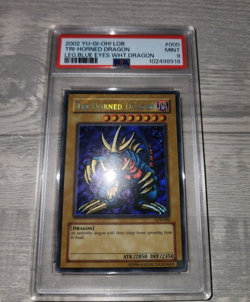 2002 Yu-Gi-Oh! - Tri-Horned Dragon - LOB-000 - PSA 9 MINT - Image 2