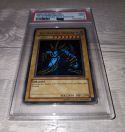 2002 Yu-Gi-Oh! - Tri-Horned Dragon - LOB-000 - PSA 9 MINT - Image 3