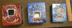 Yugioh 3 Empty Tin Lot See All Pics And Description - Image 2