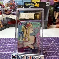 Black Maria (Illustration Vol 2) OP08-074 One Piece Promo Card - CGC PRISTINE 10 - Image 1