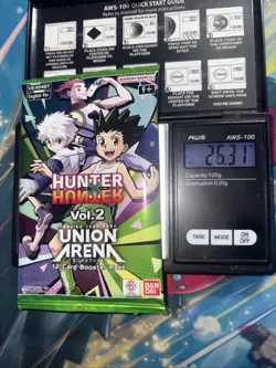 Heavy 26.31g Union Arena Sealed Hunter X Hunter Vol. 2 Booster Pack - Image 1