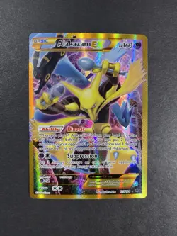 Alakazam EX 125/124 - XY Fates Collide - Full Art Secret Rare - Pokemon Card EXC - Image 1