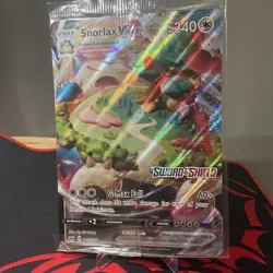 Snorlax VMAX Pokemon Sword & Shield 142/202 Promo Jumbo Card - Image 1