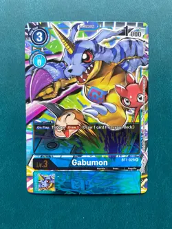 1x BT1-029 Gabumon Dash Pack 1.0 Alternate Art Digimon Card Game x1 - Image 1