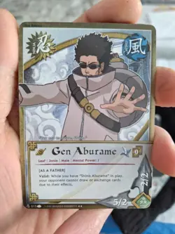 Naruto Collectible Card Game Gen Aburame #517 1st Edition 2002 NM Jonin - Image 1