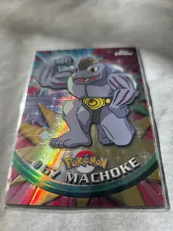 Topps 2000 Spectra Chrome Pokemon Holo Card #67 Machoke - Image 2