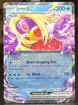Pokemon TCG Jynx ex 124/165 Sv: Scarlet & Violet 151 Double Rare Holo Card - Image 1