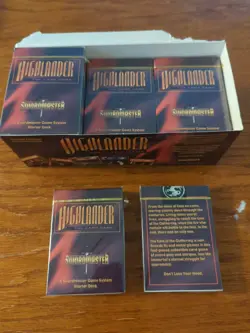 Highlander The Card Game Swordmaster Limited Edition Starter Deck NEW - Image 1