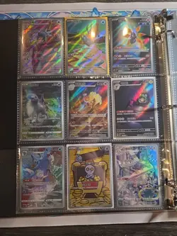 Pokemon Card Lot Binder V/VMAX IR Hits Ex 180 Cards NM Full Art - Image 2