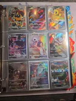 Pokemon Card Lot Binder V/VMAX IR Hits Ex 180 Cards NM Full Art - Image 3