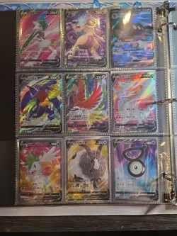 Pokemon Card Lot Binder V/VMAX IR Hits Ex 180 Cards NM Full Art - Image 4