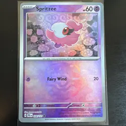 Spritzee (Master Ball Pattern) 038/131 Prismatic Evolutions Reverse Holo Card - Image 1