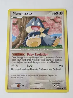Munchlax 68/100 Pokemon Card TCG Majestic Dawn Non Holo LP - Image 1