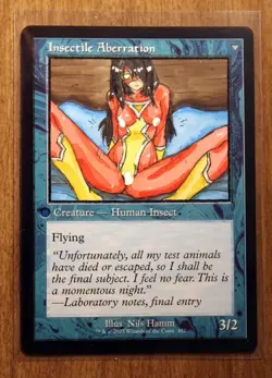 Delver of Secrets X1 Altered Art Hand Painted MTG Magic the Gathering Anime Girl - Image 2