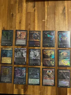 Secret Lair: Showcase: March of the Machine Vol. 1-3 Set Halo Foil NM - Image 1