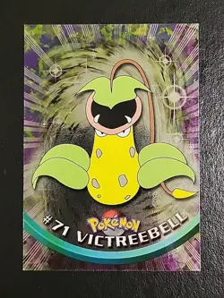 NM! Victreebell #71 HOLO FOIL Topps Pokemon TV Animation Edition Blue Label - Image 1
