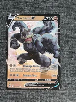 Pokemon TCG Astral Radiance 072/189 - Machamp V - Ultra Rare - NM - Image 1