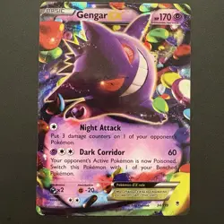 Gengar EX 34/119 XY Phantom Forces Ultra Rare Pokemon TCG LP - Image 1