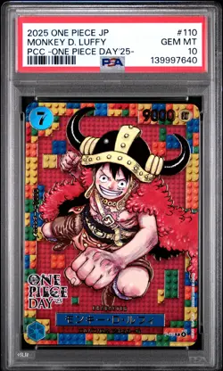2025 ONE PIECE JPN PREMIUM COLLECTION ONE PIECE DAY'25 MONKEY D. LUFFY PSA 10 - Image 1