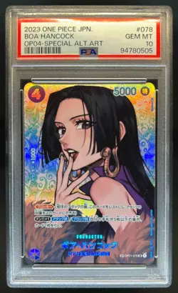 2022 One Piece Romance Dawn Boa Hancock Alternate Art JP Special #OP01078 PSA 10 - Image 1