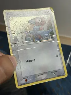 Porygon 80/113 Reverse Holo ex Delta Species Stamped Foil Pokemon TCG Card DMG - Image 4