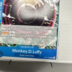 Monkey.D.Luffy OP11-058 UC, One Piece card, Studio Vigor Co., Ltd. Tag Zoro - Image 5