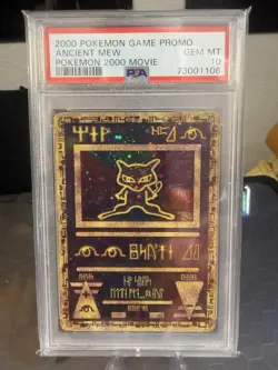 PSA 10 Ancient Mew 2000 Pokemon game movie promo- english- GEM MINT card - Image 1